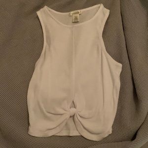 White crop top